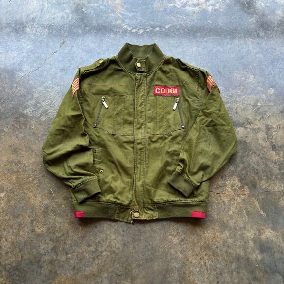 Vintage Y2K Coogi Military Style Jacket - Picture 1 of 6